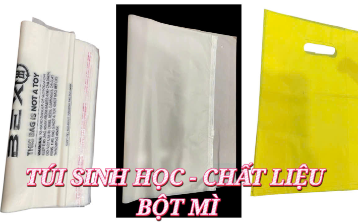 TÚI SINH HỌC CHẤT LIỆU BỘT MÌ